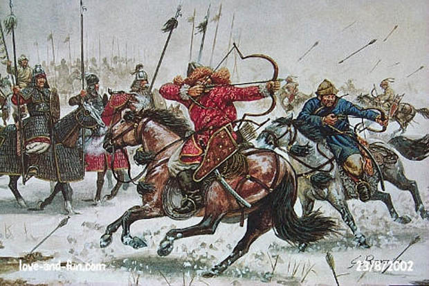 mongol archers